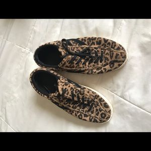 Leopard print Tretorn sneakers